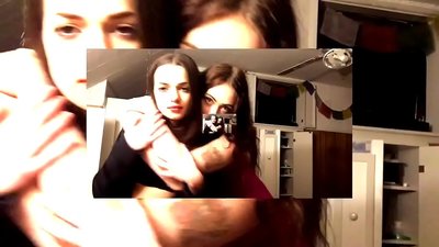 Duas calcinhas morenas sensuais e emotivas permanecem bastardas, cabras esquisitas.